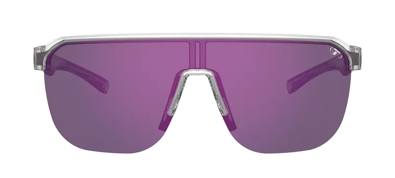 Tifosi Optics Sanctum SL AR Sport Sunglasses in Crystal Clear Purple Mirror