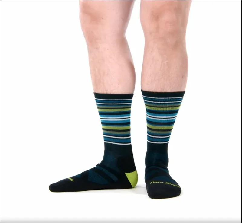 Darn Tough Men's Oslo Nordic Boot Lightweight Cushion Snow Socks in Black-1