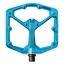 Crank Brothers Stamp 7 Platform Aluminum Pedals Large in Electric Blue