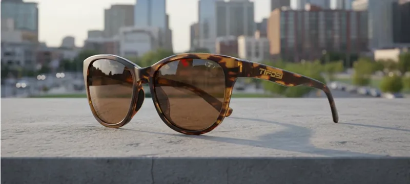 Tifosi Stella Sunglasses in Java Tortoise Brown-2