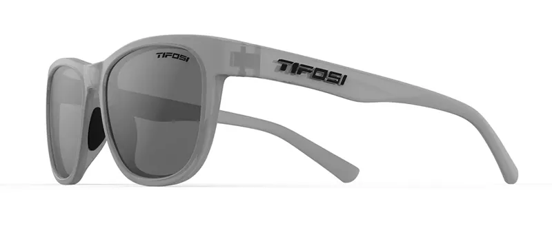 Tifosi SWANK Sunglasses: Satin Vapor w/ Polarized Smoke Tint Lens