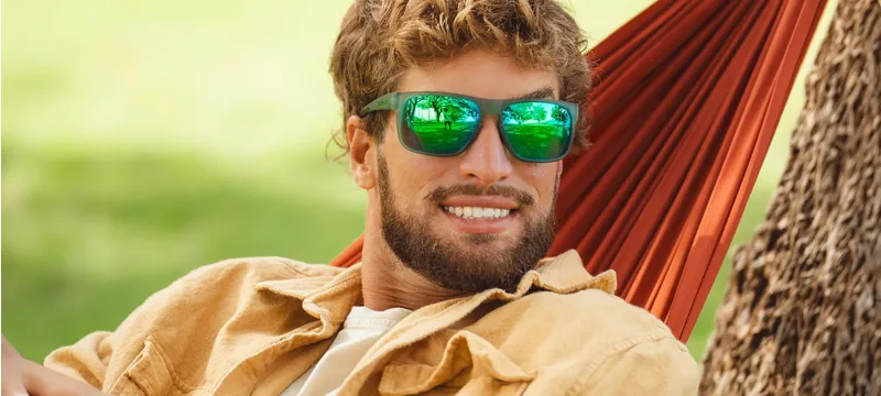 Tifosi Swick Sunglasses in Forest Vapor Smoke Green Mirror-3