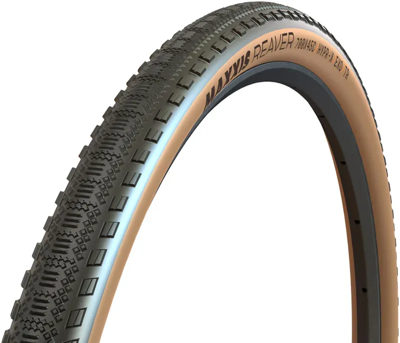 Maxxis Reaver Gravel Tire 700x45 Black/Tan 120tpi HYPER-X EXO TR