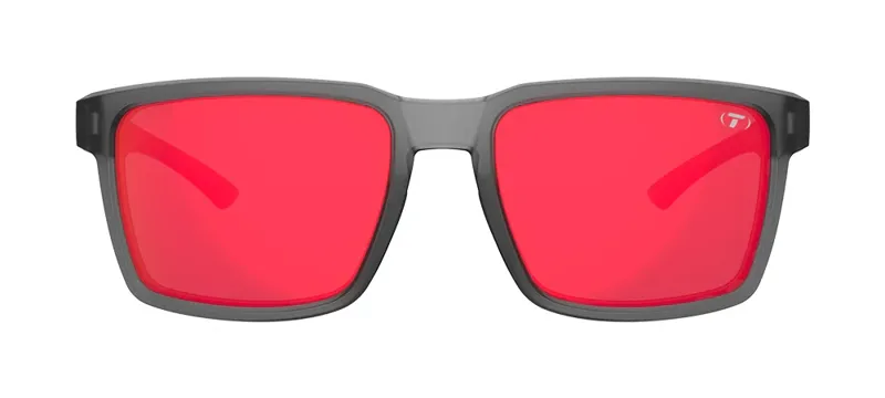 Tifosi Sylo Sunglasses in Satin Vapor Smoke Red Mirror
