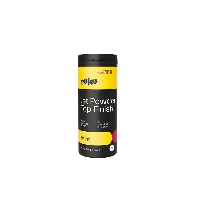 Toko Jet Powder Top Finish Wax Warm in Yellow