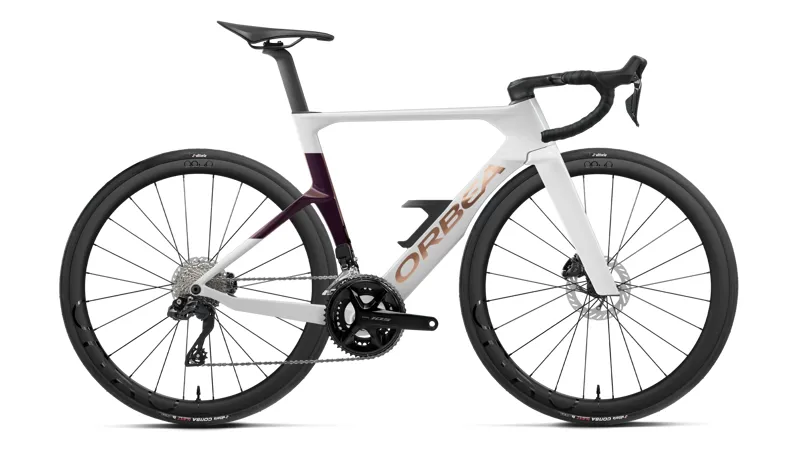 Orbea Orca Aero M30i LTD Road Bike in Golden Off White - Sunset Gloss
