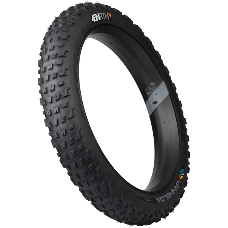 45NRTH Vanhelga 120tpi 26 X 4.2 Tubeless Folding Tire in Black