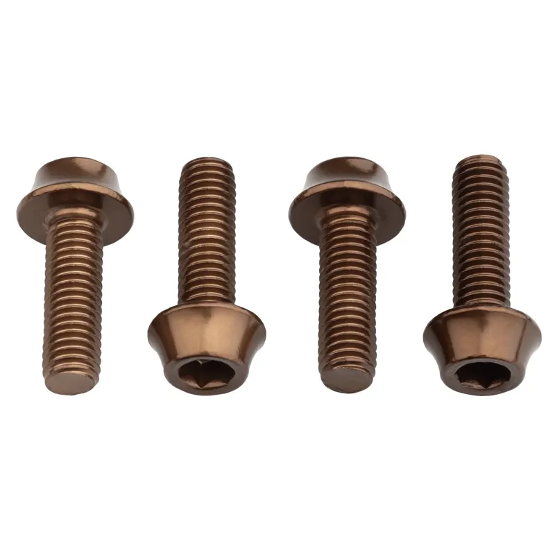 Wolf Tooth Components Water Bottle Cage Bolts in Espresso