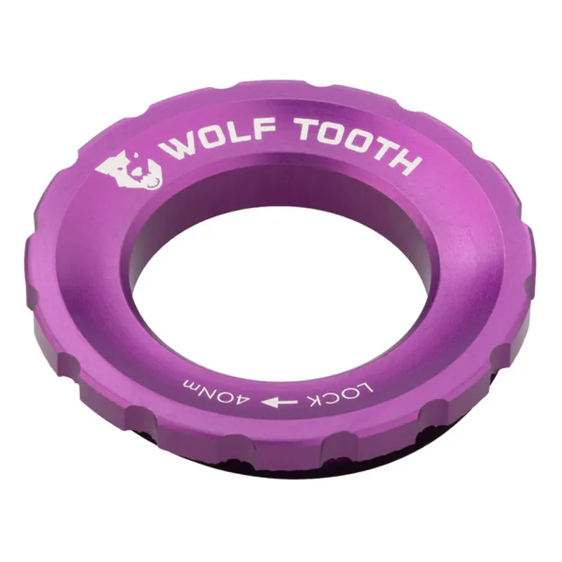 Wolf Tooth CENTERLOCK ROTOR LOCKRING External Spline: Ultraviolet Purple