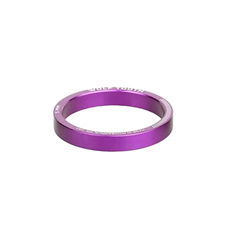 Wolf Tooth Precision Headset Spacers 3 5 10 15mm Kit in Ultraviolet Purple-2