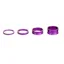 Wolf Tooth Precision Headset Spacers 3 5 10 15mm Kit in Ultraviolet Purple