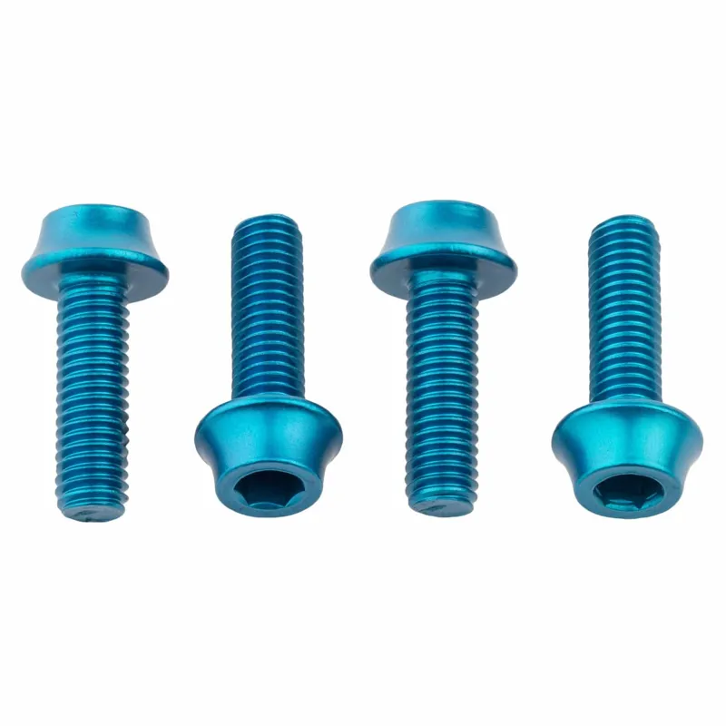 Wolf Tooth Components Water Bottle Cage Bolts in Teal