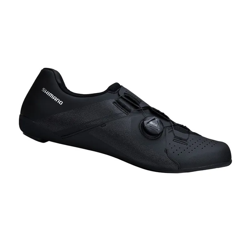 Shimano SH-RC300 Bicycle Shoes in Black/Wide