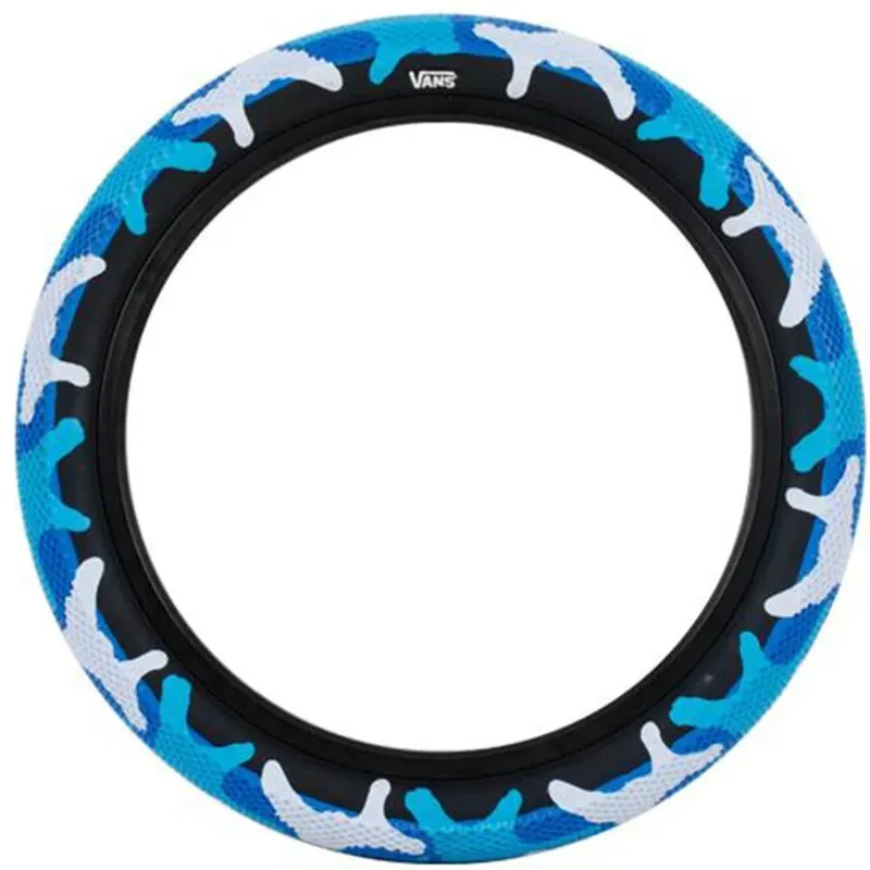 Cult X Vans Tire - 20 X 2.4 Clincher Wire Blue Camo/ Black Blue Camo/Black 20 x 2.40