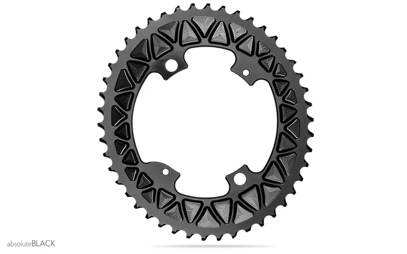 absoluteBLACK Premium 48t Oval 110 BCD Road Outer Chainring Shimano