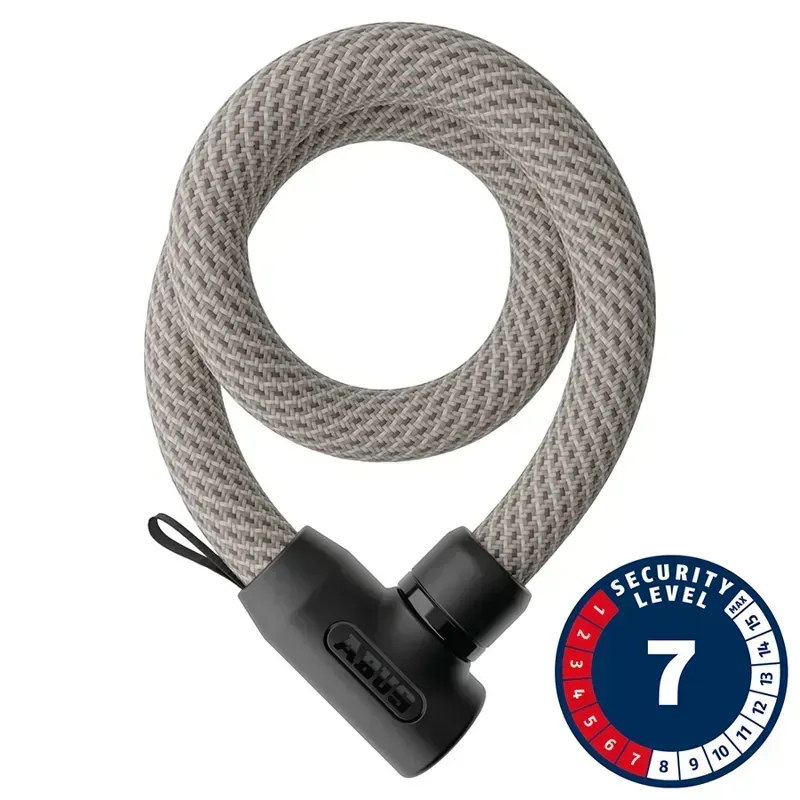 Abus Yarnit 4004K Chain Lock 4mm 110cm in Sand Stone-1