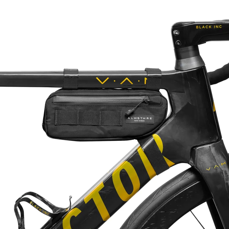 Almsthre Compact Frame Bag 0.9L in Midnight Black-1