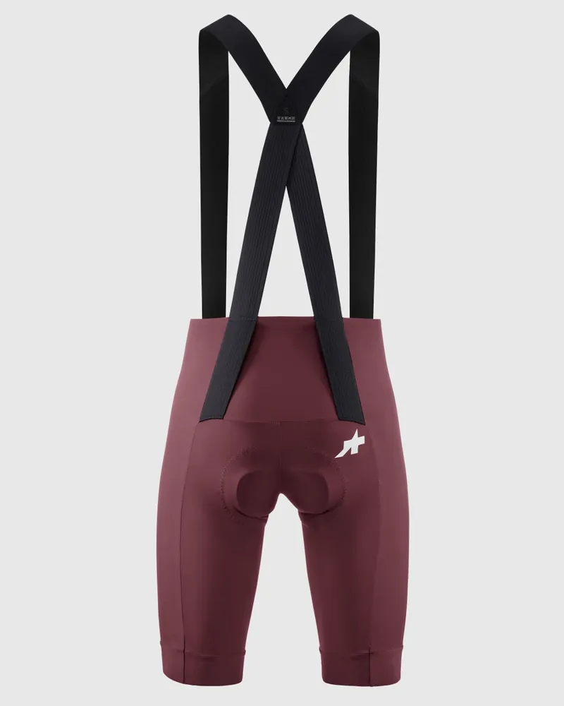 Assos Mille GT Bib Shorts S11 in Burgundy Red-1