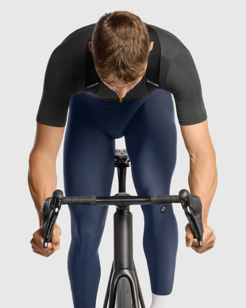 Assos Mille GT Spring Fall Bib Tights S11 in Blue-4