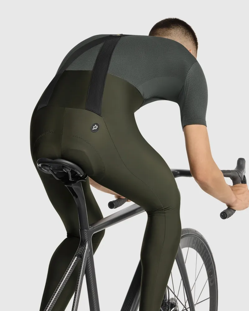 Assos Mille GT Spring Fall Bib Tights S11 in Green-6