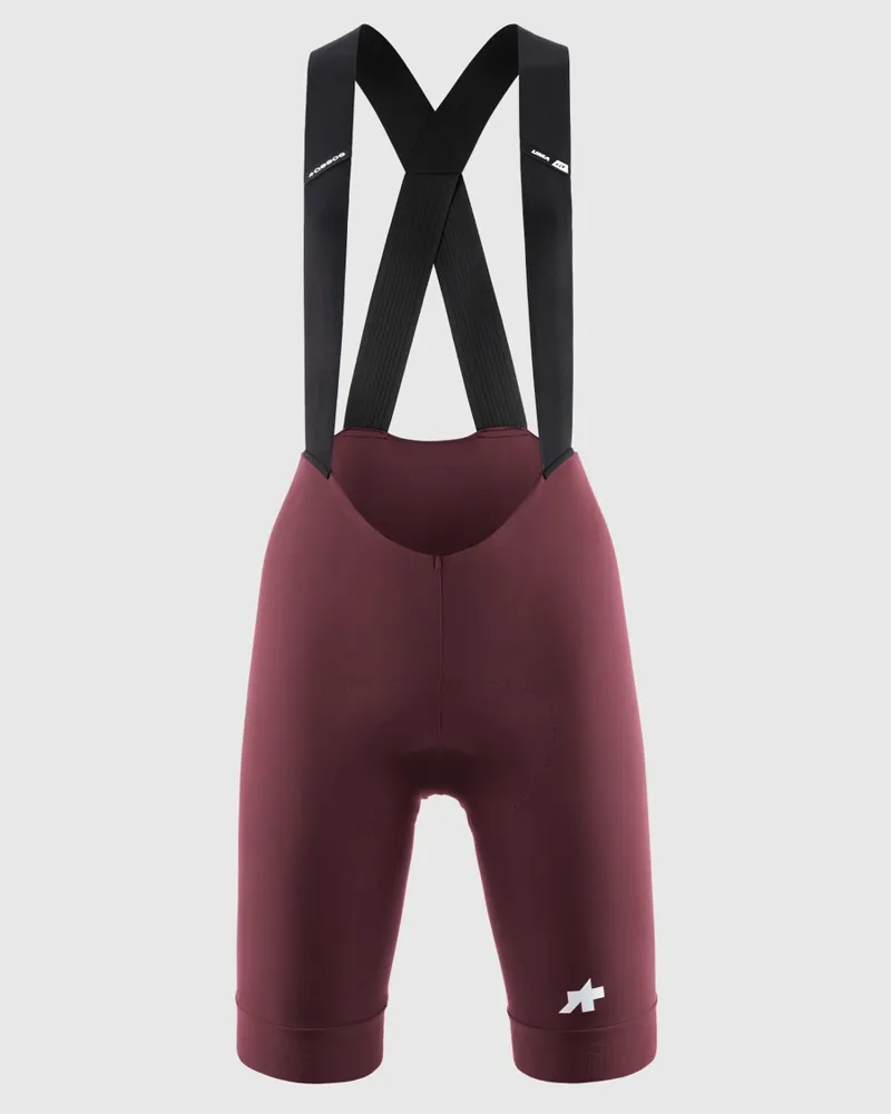 Assos UMA GT Bib Shorts S11 in Burgundy Red