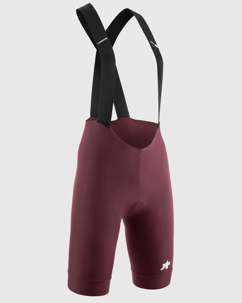 Assos UMA GT Bib Shorts S11 in Burgundy Red-2