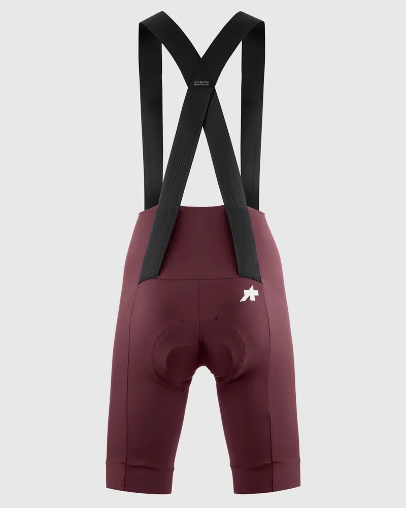 Assos UMA GT Bib Shorts S11 in Burgundy Red-1