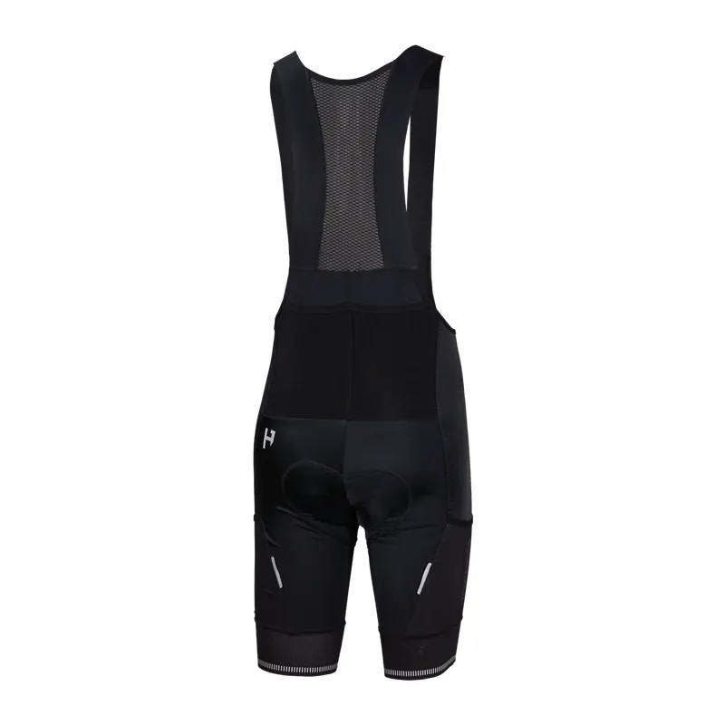 Handup Cargo Bib Shorts in Black-1