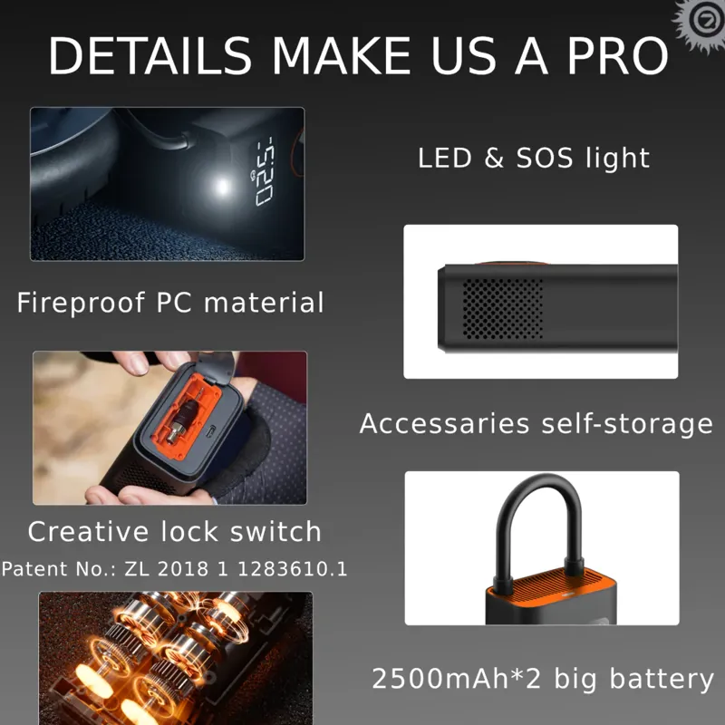 Bikase N3 Portable Tire Inflator-4