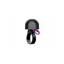 Spurcycle Compact Bell: Black + Purple - 22.2mm