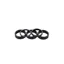 Problem Solvers Aluminium 28.6/10mm Headset Spacer 10-pack in Black