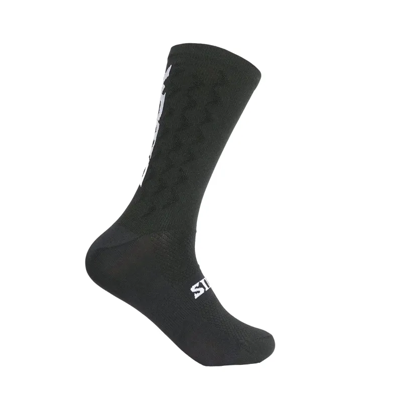 Silca Aero Sock Tall in Black Logo