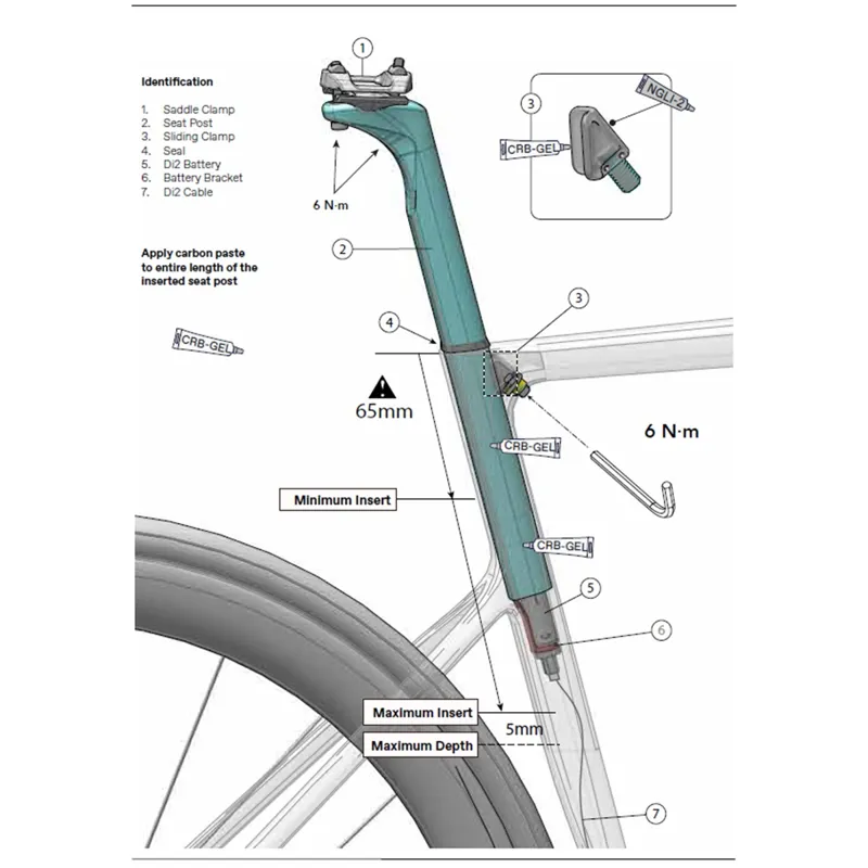 Cannondale SuperSix EVO V2 Internal Seat Binder K26141-1