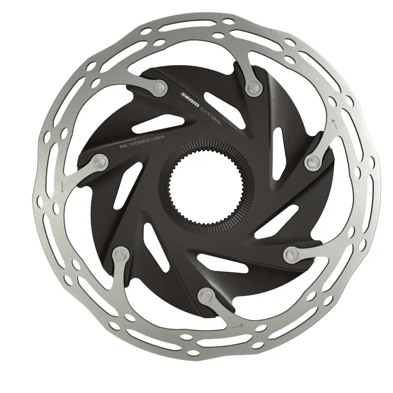 SRAM CenterLine 160mm Center Lock XR Disc Brake Rotor in Silver/Black