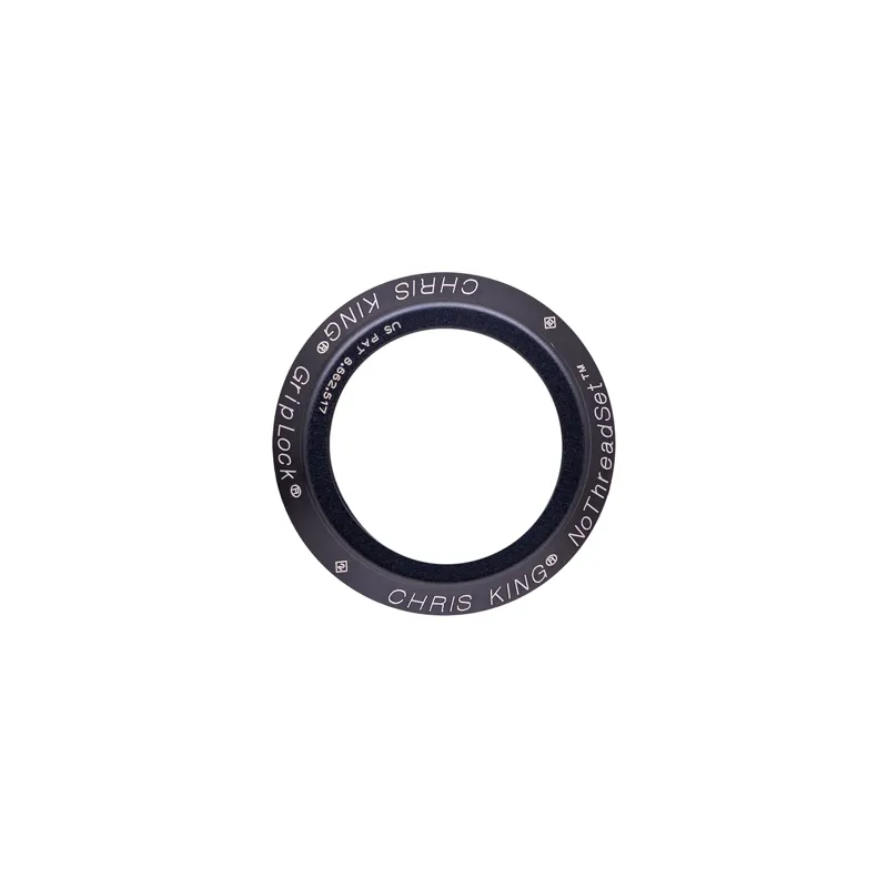 Chris King NoThreadSet 1 inch Bearing Cap in Black