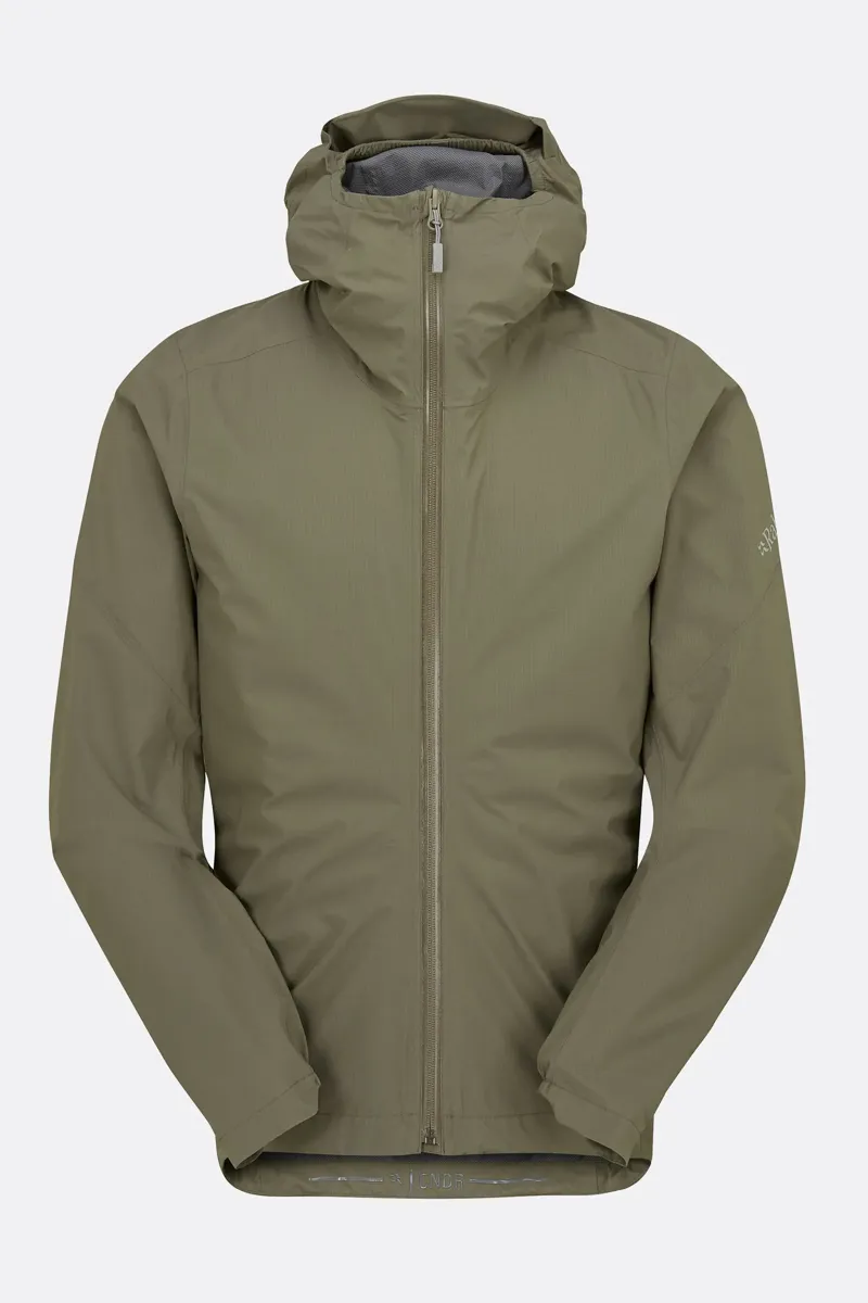 Rab Cinder Downpour Light Jacket: Light Khaki