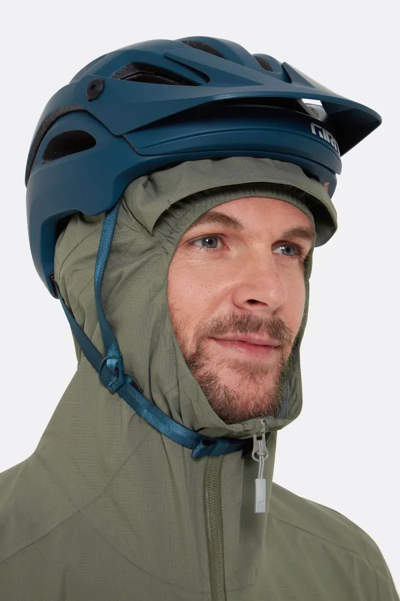 Rab Cinder Downpour Light Jacket: Light Khaki-3