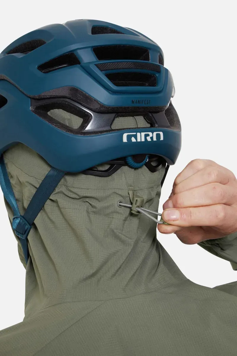 Rab Cinder Downpour Light Jacket: Light Khaki-4