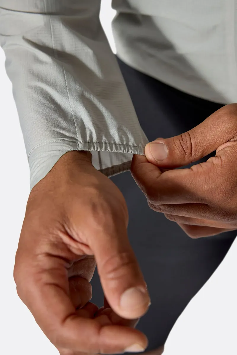 Rab Cinder Phantom Jacket: Light Zinc-2