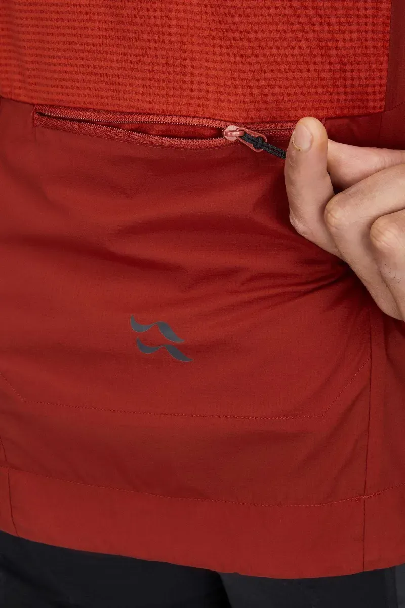 Rab Cinder Windveil Vest: Light Khaki-2