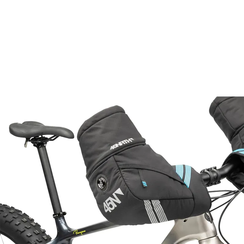 45NRTH Cobrafist Flat Bar Pogies - Black-1