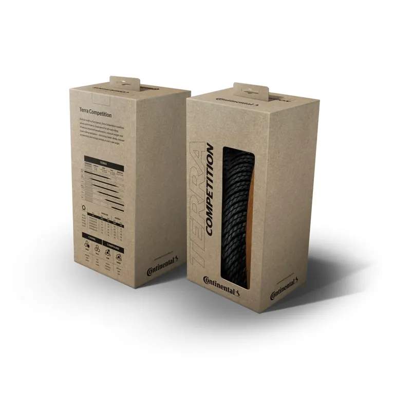 Continental Terra Competition Tubeless Folding Tire 700 x 40 Rapid Race Casing E25 in Black-6