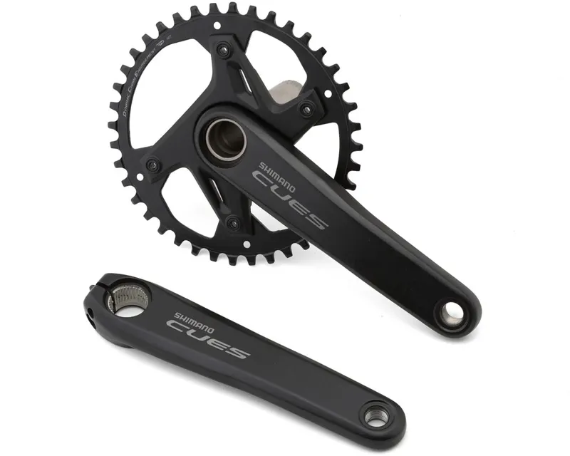 Shimano CUES FC-U6030-1 Crankset - 165mm 9/10/11-Speed 42t Black