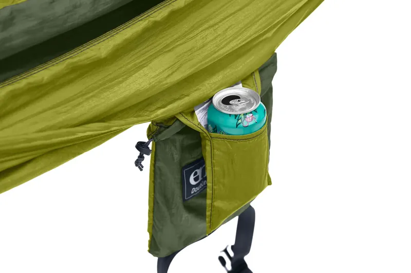Eno DoubleNest Hammock in Emerald/Khaki-3
