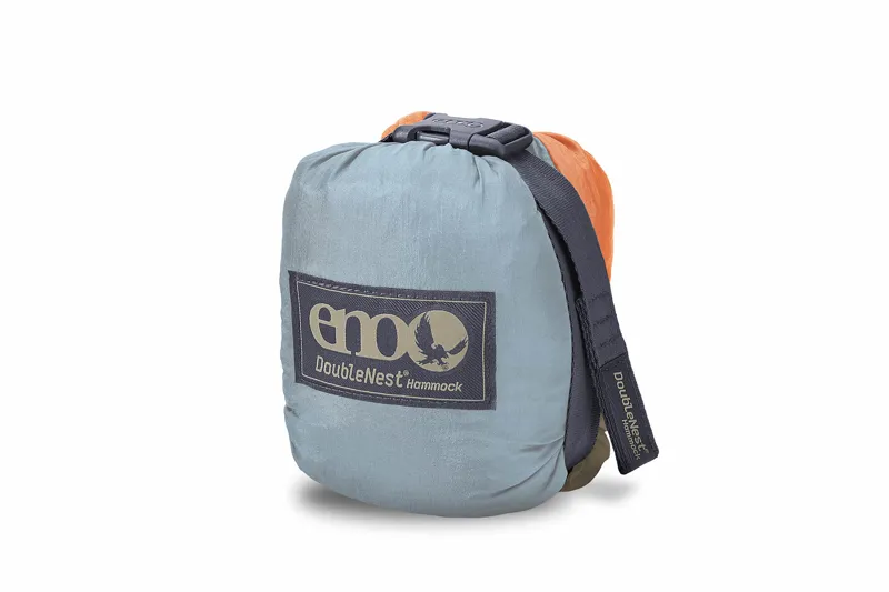 Eno DoubleNest Hammock in Orange/Grey-1