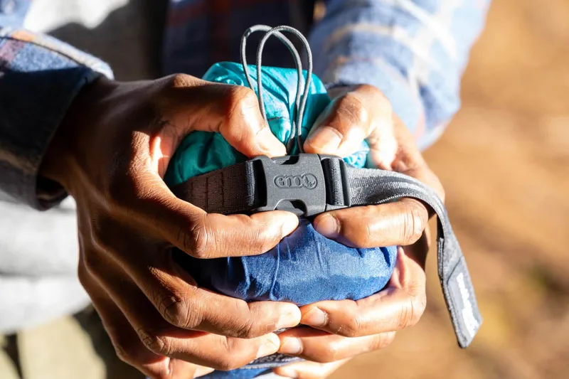 Eno DoubleNest Hammock in Sapphire/Yellow-5