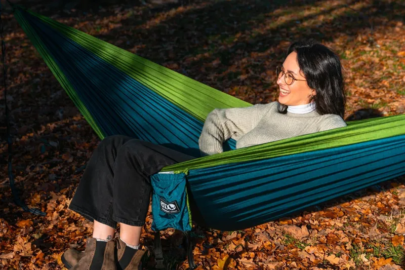 Eno SingleNest Hammock in Navy/Forest-5
