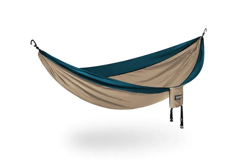 Eno SingleNest Hammock in Teal/Khaki
