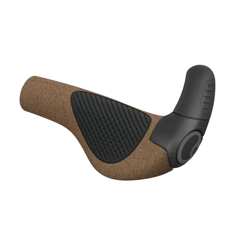 Ergon GP2 Evo BioKork Lock-On Grips Large in Black/Tan Black/Cork