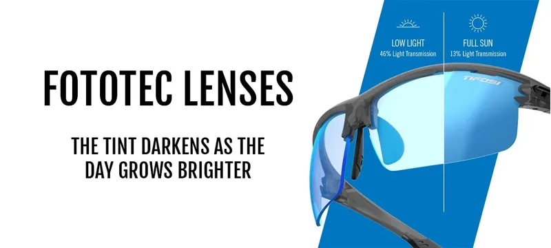 Tifosi Optics Rivet Eyewear in Satin Vapor Clarion Blue Fototec-1